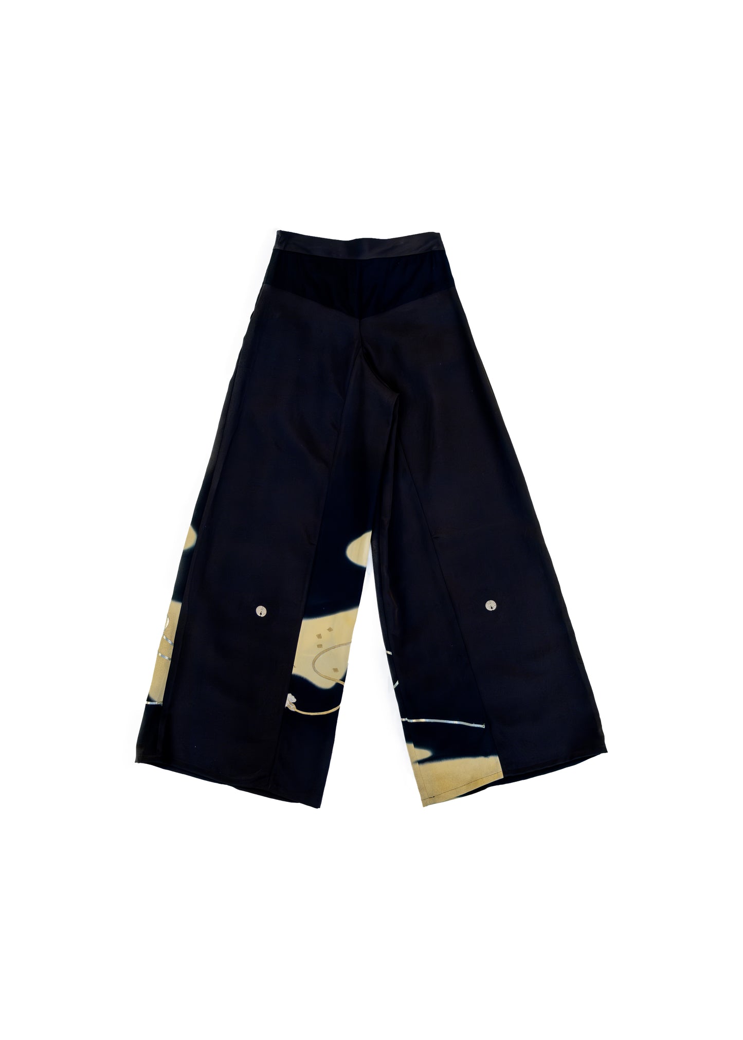 Pantaloni kimono 100% seta fantasia natura