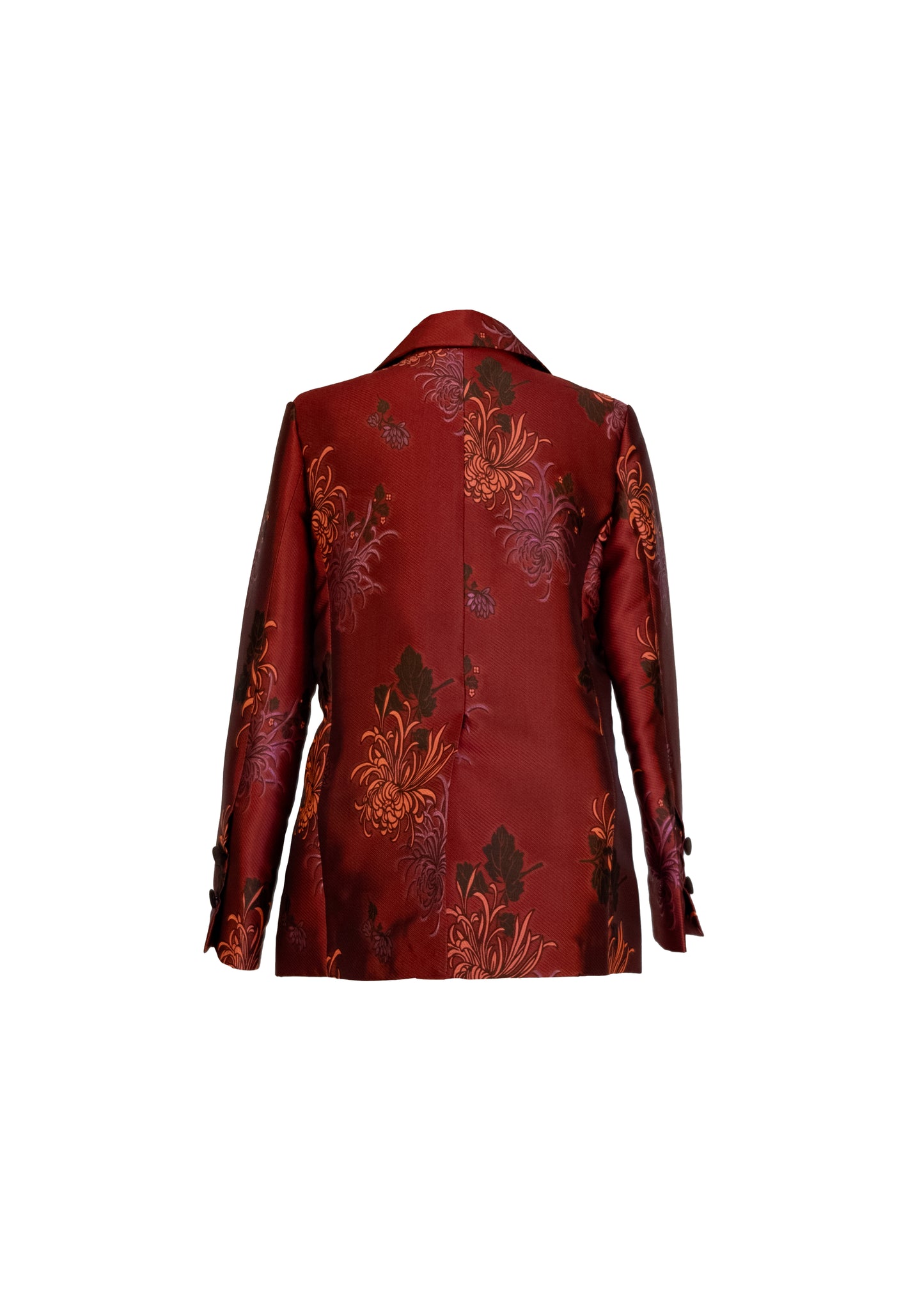 Red jacquard jacket