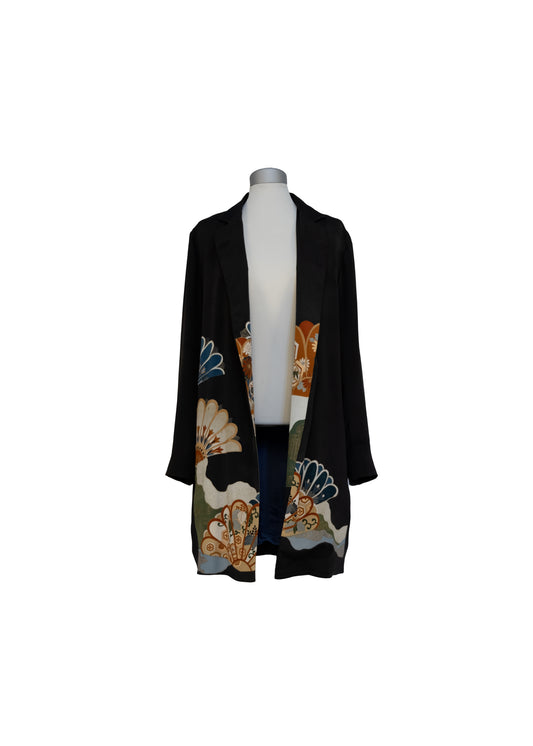 Rocca kimono jacket nature print