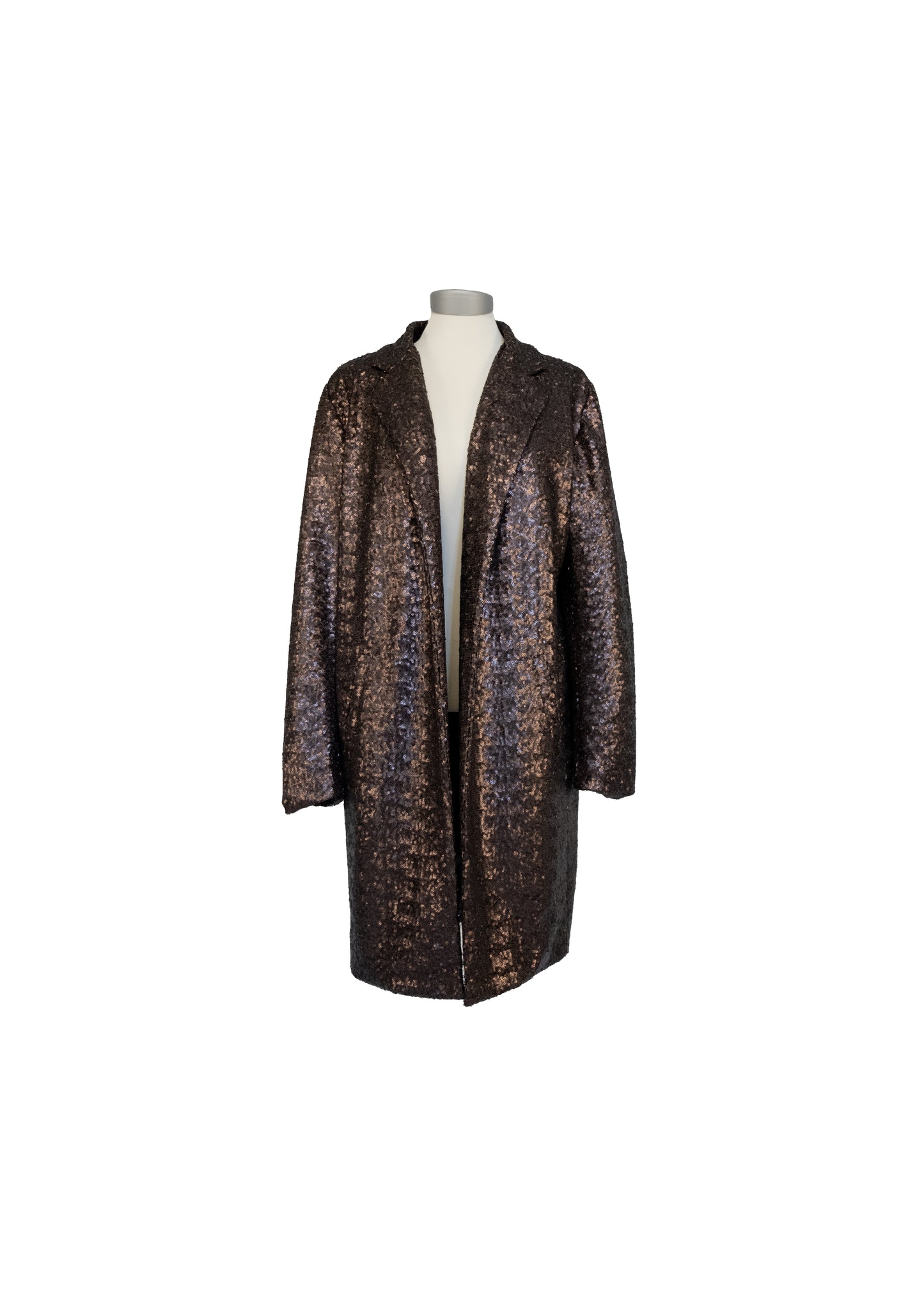 Pearl Copper Sequin Bodler Jacket