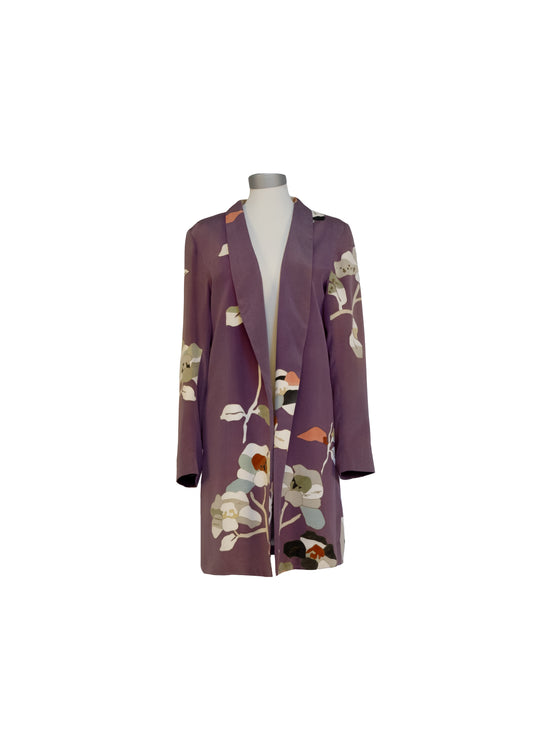 Floral Print Kimono Rock Jacket