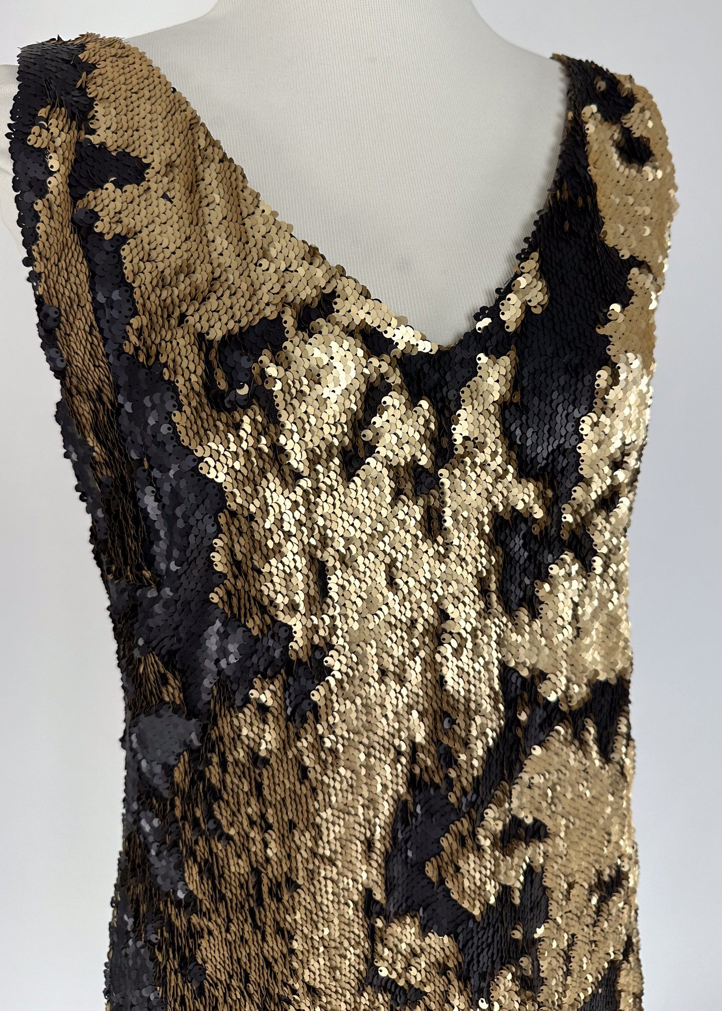 Sequin fabric dress