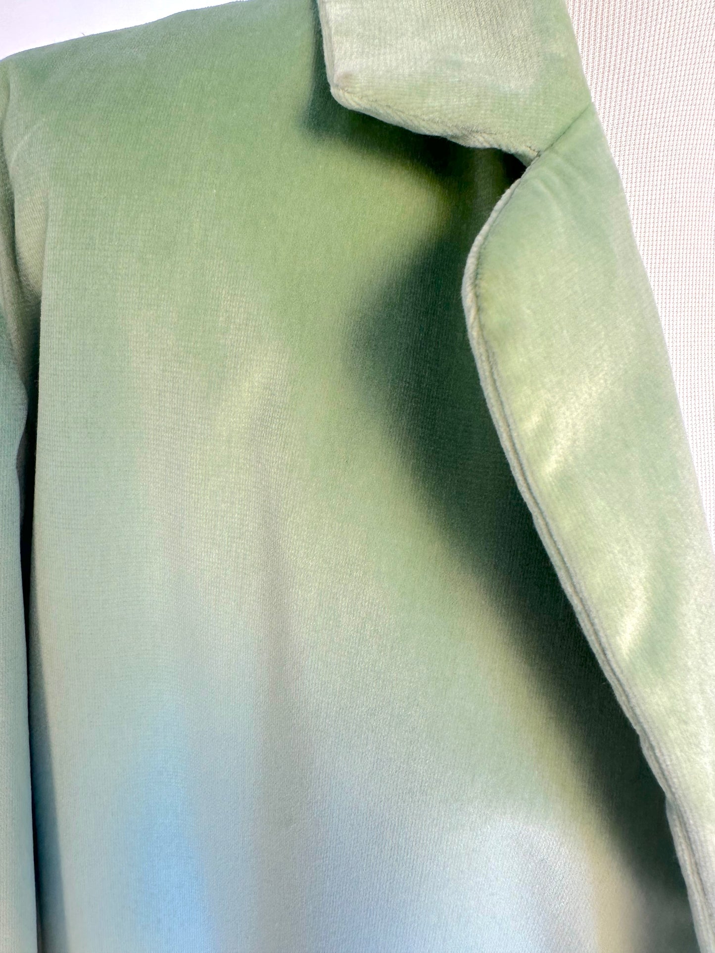 Pastel green bodler jacket